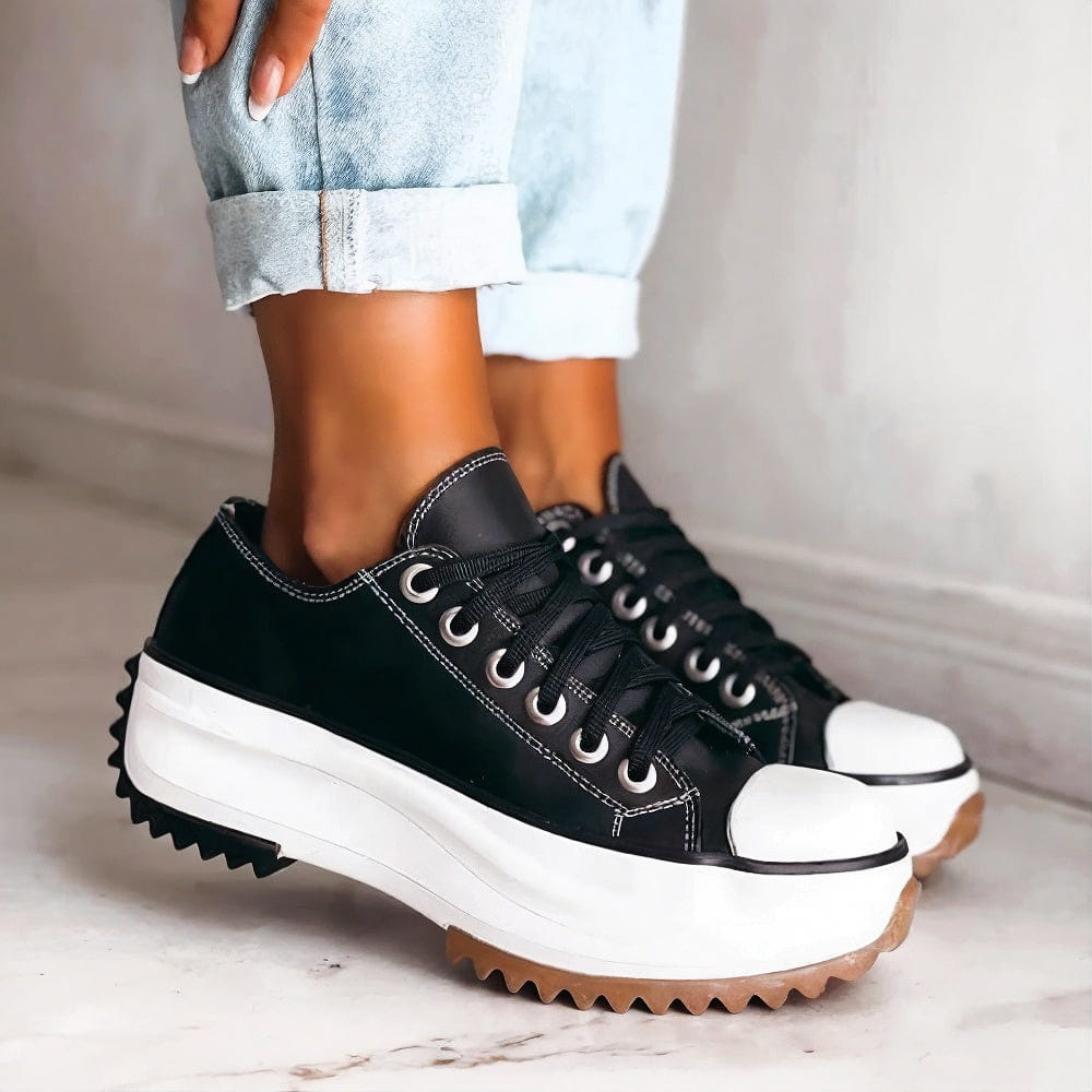 Elisa™ - Plattform-Sneaker aus Leder