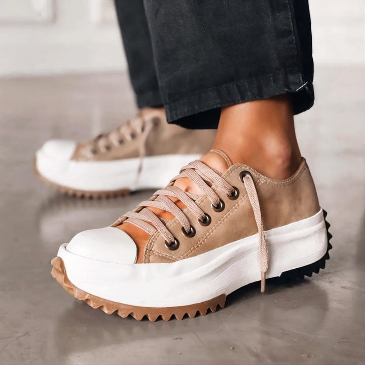 Elisa™ - Plattform-Sneaker aus Leder