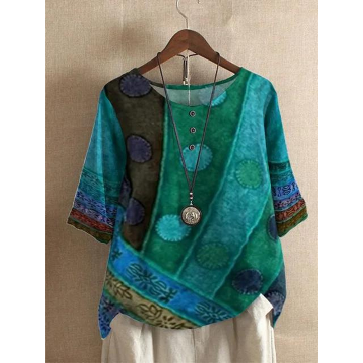 Valarie - Buntes Bohemian Top