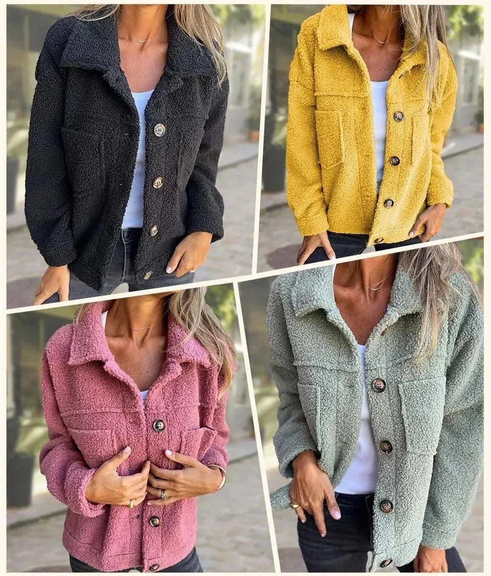 Bella | Warme Kurze Frühlingsjacke
