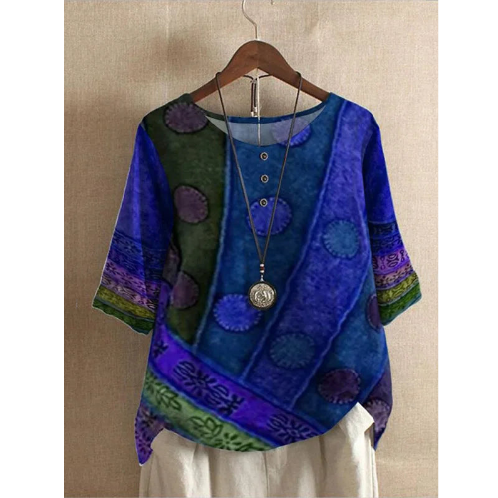 Valarie - Buntes Bohemian Top