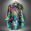 Virginia | Artisan Floral Shirt für Frauen