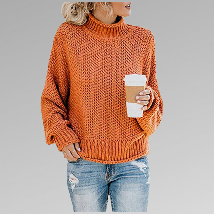 Olivia | Pullover mit hohem Kragen