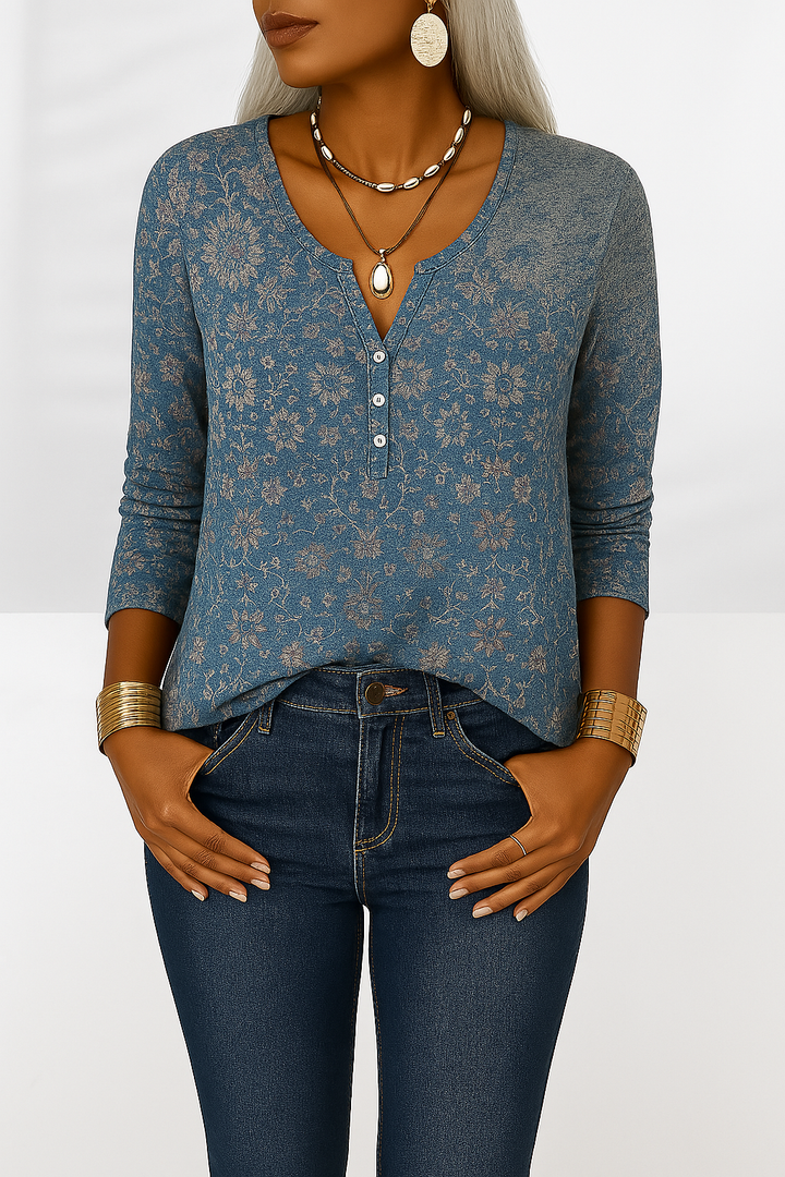 Alina - Elegante Boho-Bluse