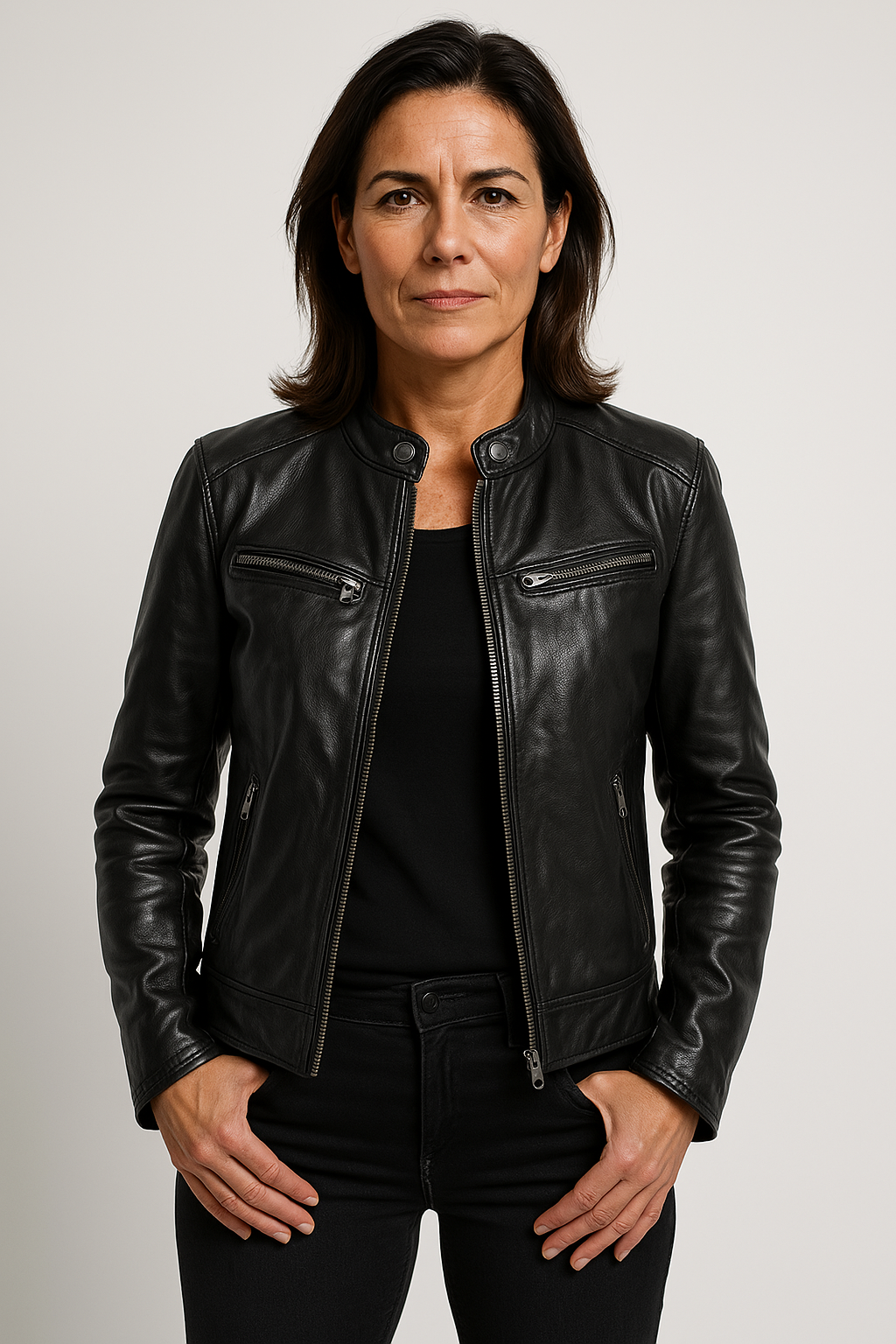 Bonnie® | Lässige Lederjacke