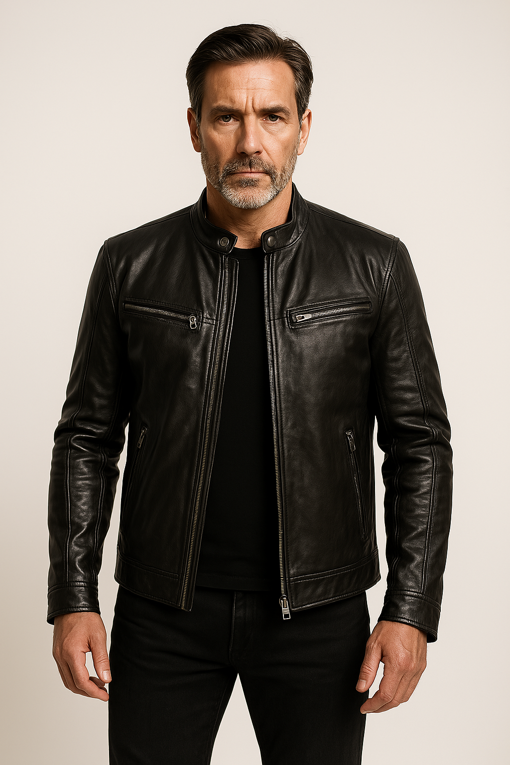 Bonnie® | Lässige Lederjacke