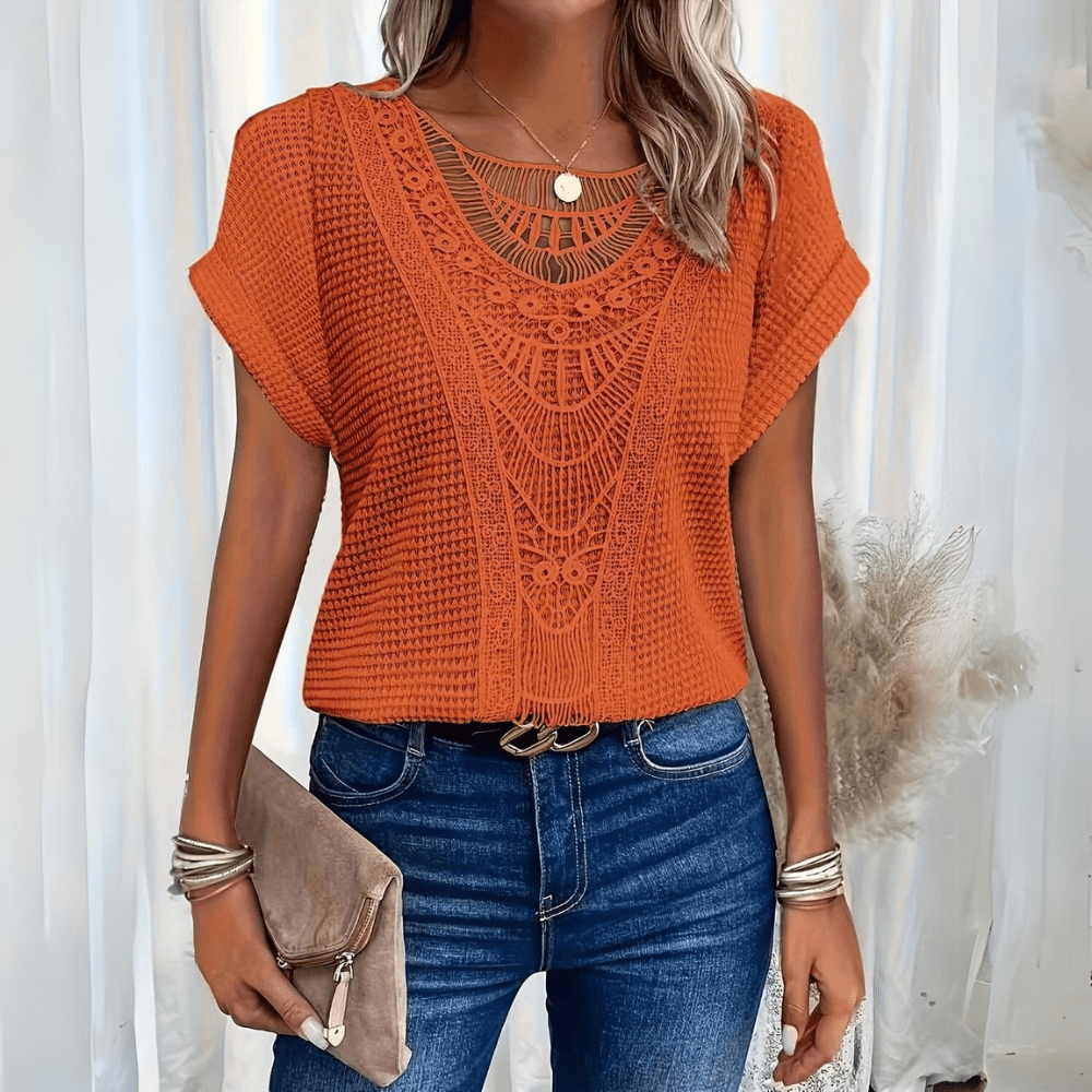 Liva™ | Elegante, von Ibiza inspirierte Bluse