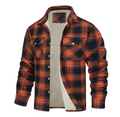 Nate™ | Herren Karierte Sherpa-Futterjacke