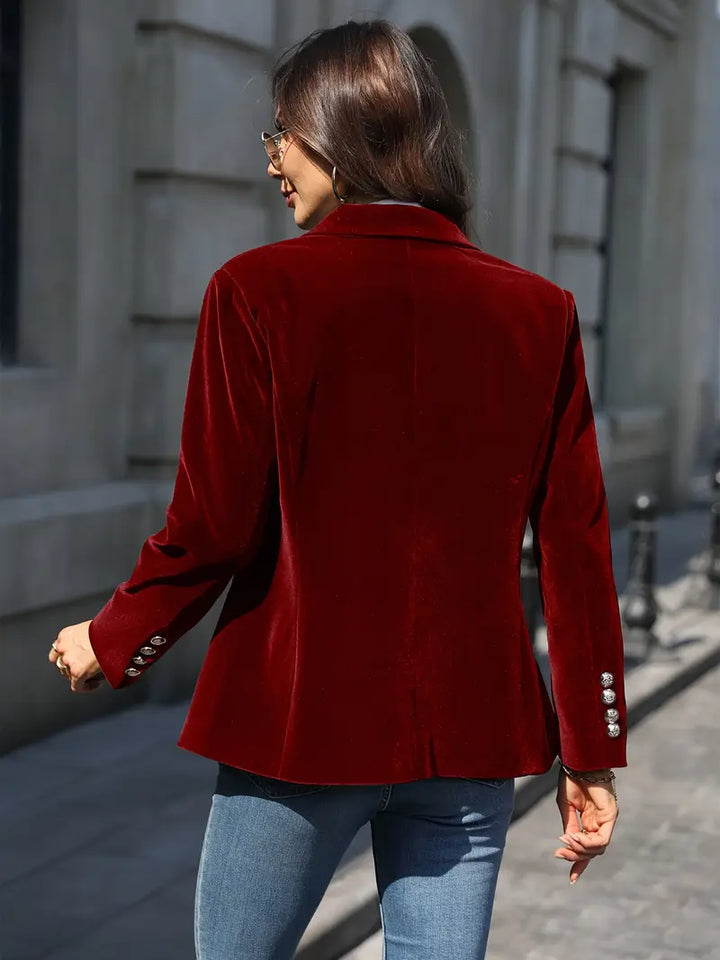 JULISSA | ELEGANTER VELVET BLAZER